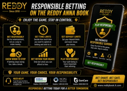 Responsible Betting on the Reddy Anna Book