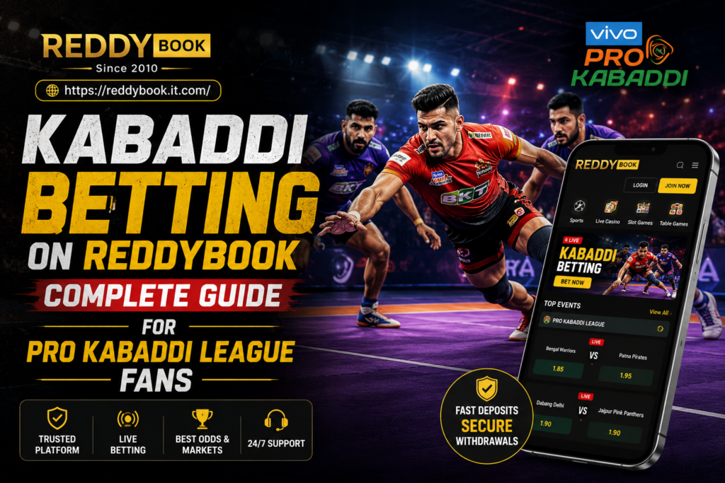 Kabaddi Betting on Reddybook