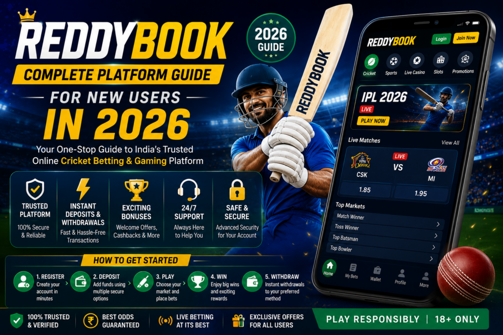 Reddybook 2026 cricket betting guide