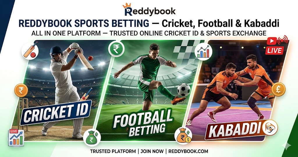 Reddybook Sports Betting — Cricket, Football & Kabaddi All in One Platform