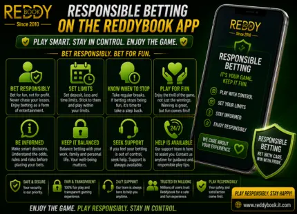 Responsible Betting on the Reddybook App