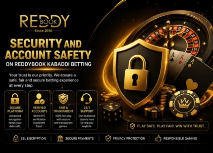 Security and Account Safety on Reddybook Kabaddi Betting