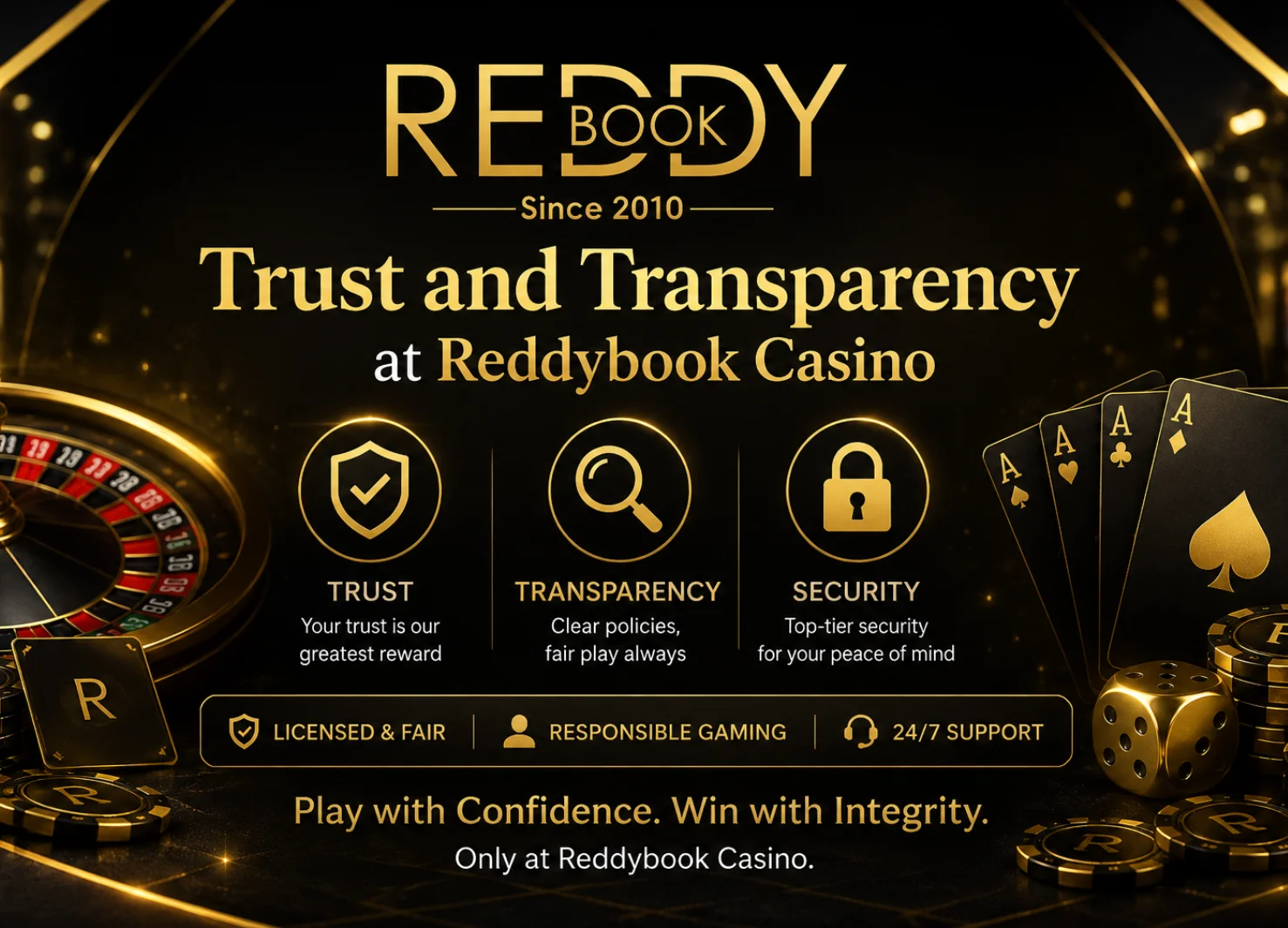 Trust and Transparency at Reddybook Casino